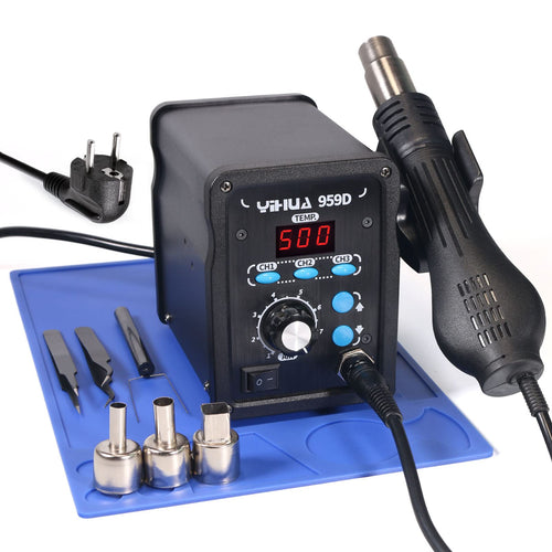 YIHUA 959D Heissluft SMD Lötstation – 700W EU Stecker