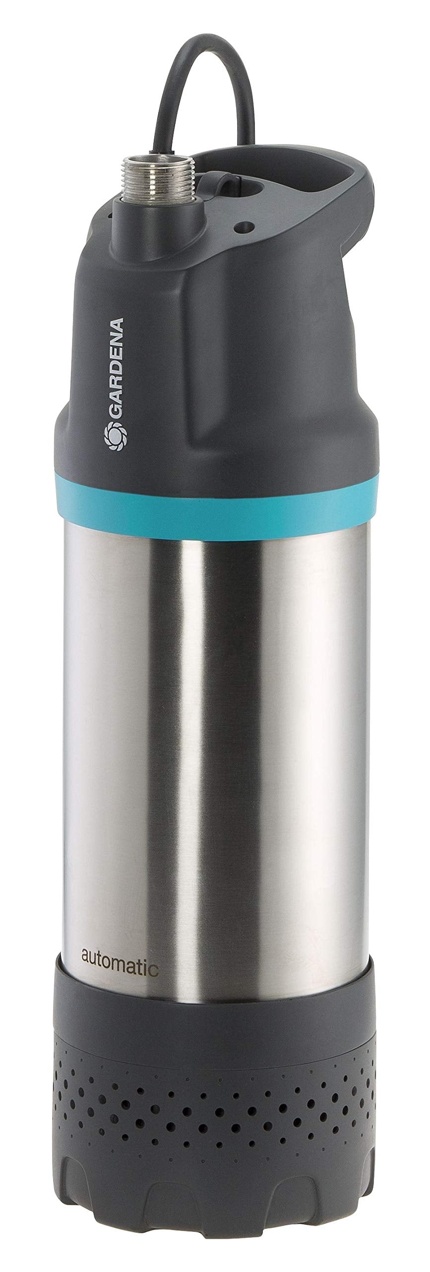 Gardena Tauch-Druckpumpe 5900/4 inox automatic (1771-20). Edelstahlgehäuse für automatische Wasserversorgung aus Brunnen/Zisternen.