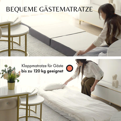 Klappmatratze Gästematratze H3 Faltbar – 75x195cm 14cm dick