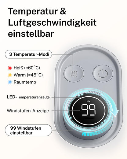 HomeRunPet PD10 Hundefön, Hundetrockner, 43 dB, 120 m/s, 3 Düsen
