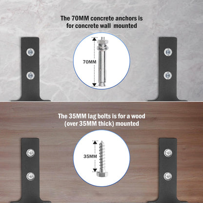 Cometofit Deckenhalterung für Klimmzugstangen - Black2