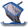 POOLAZA Pool Reinigungsset PK0940 – Kescher & 45 cm Poolbürste, feinmaschiges Nylonnetz, ABS-Bürstenkopf