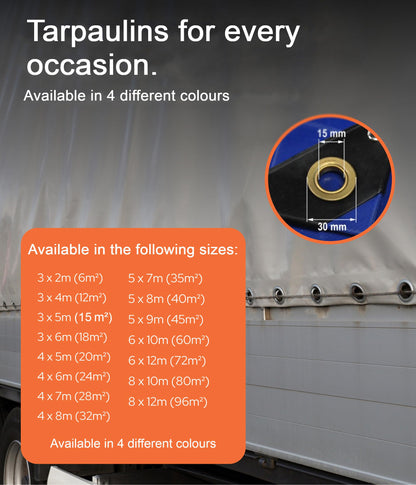 NEMAXX® Premium Abdeckplane Wasserdicht 650g/m² – 300x400cm Grün