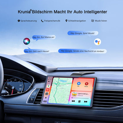 Krunia 8'' Tragbares Carplay Display – Apple CarPlay Android Auto