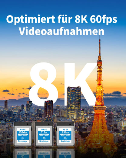 Nextorage B3SE CFexpress 4.0 Typ B Karte - 512GB