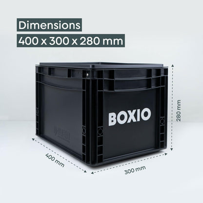 BOXIO WASH – Mobiles Spülbecken 40x30 Eurobox mit Pumpe