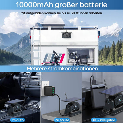 VASTEND Solar Rückfahrkamera kabellos VS-7A mit 7 Zoll Monitor