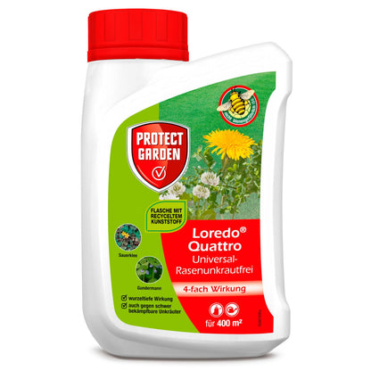 Bayer Garten Universal-Rasenunkrautfrei Loredo Quattro, 2 x 400 ml