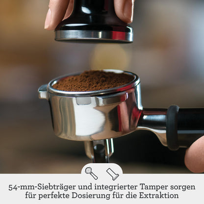 Sage The Barista Touch Siebträgermaschine - Gebürsteter Edelstahl