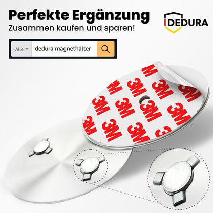 dedura Rauchmelder 4er-Set nach DIN EN 14604, inkl. 9V-Batterie