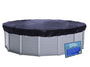 QUICK STAR Poolabdeckung rund Ø 460 cm für 366-400 cm Pools, schwarz, Solarplane aus beschichtetem Polyethylen