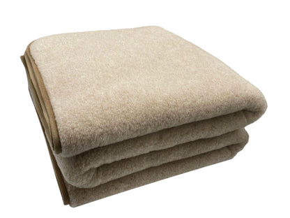 Lama Alpaca Schurwolldecke – Merino Alpaca Mix 140x200 cm