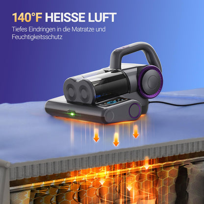 FEPPO Matratzen Milbensauger – Kabelgebunden mit UV-C & Wärme