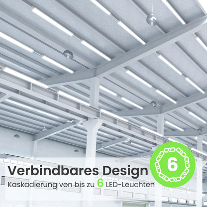 ALUSSO LED Feuchtraumleuchte 117 cm 36W 4000K IP65, 2er-Set