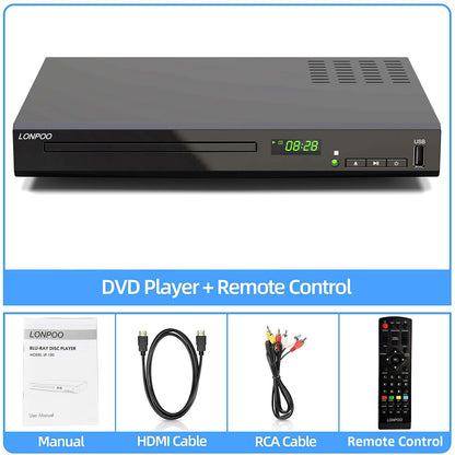 Universal HD Blu-ray Player Kompakt – Region B/2 HDMI