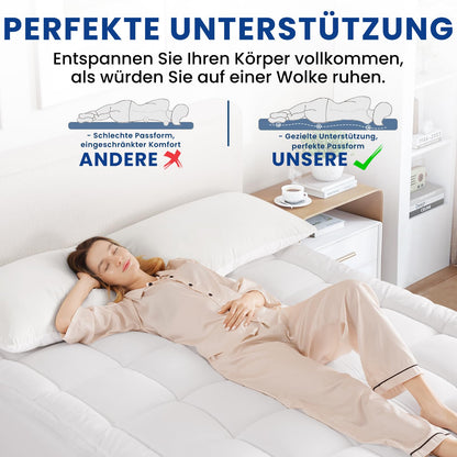 DUANDUAN Matratzen Topper 180x200 cm – Dicke Matratzenauflage
