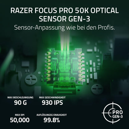 Razer Viper V4 Pro – kabellose E-Sport-Gaming-Maus, 50 g, Weiss