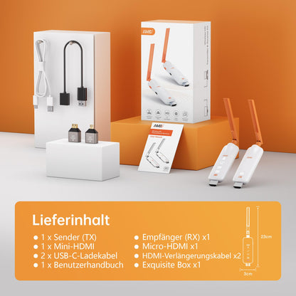 ProLink Kabellos HDMI Sender Empfänger 4K 5G - 6 RX