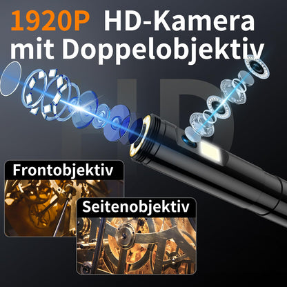 Ennovor HD Dual Lens Endoskopkamera – 1920P, 8mm, 5M
