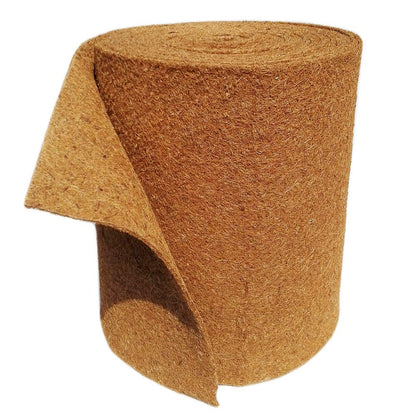 MW.Shop.24 Kokosmatte Biologischer Winterschutz, naturfarben, gerollt. Isoliert und schützt Pflanzenwurzeln vor Frost.