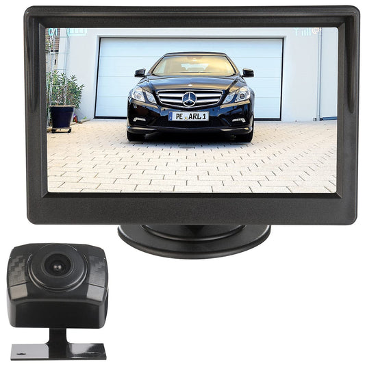 Lescars HD Funk-Rückfahrkamera System kabellos, 5" Monitor