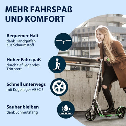 HUDORA BigWheel 205 Scooter - Cityroller
