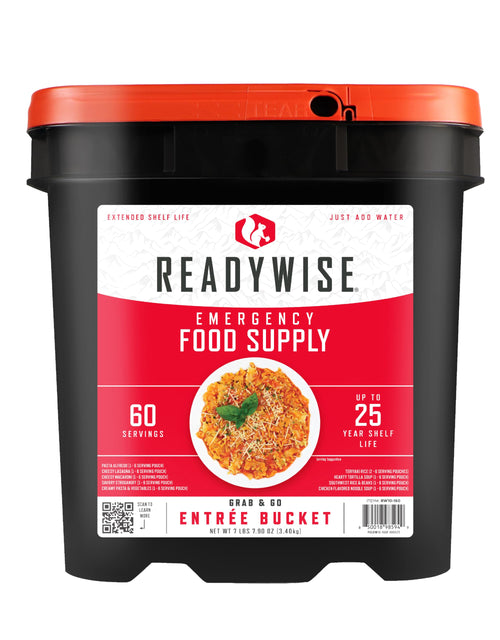 ReadyWise Notration 60 Portionen Gefriergetrocknet Grab & Go Eimer für 7 Tage