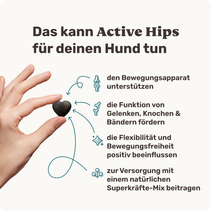 mammaly Active Hips Grünlippmuschel Gelenk-Snacks für Hunde, 110 Stück