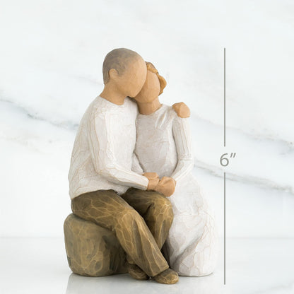 Willow Tree Anniversary Figur, handbemalte Kunstharzfigur 15 cm