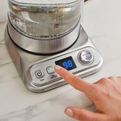 Karaca X Refika XL Automatischer Teekocher Caydanlik - Chrom