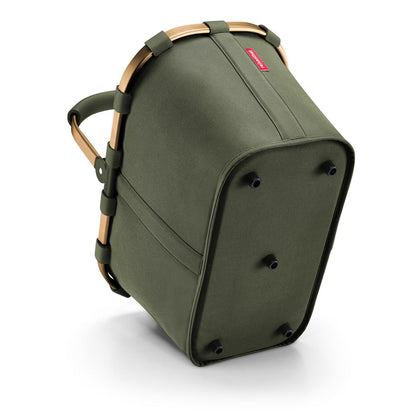 reisenthel carrybag forest gold Einkaufskorb mit Aluminiumrahmen