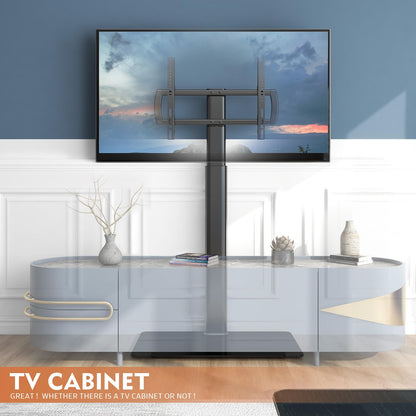 Hemudu HT1002B TV-Ständer, schwenkbarer Standfuss für 27-65 Zoll TVs