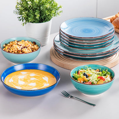 vancasso Bonita Geschirrset 24-tlg. Steingut Tafelservice 6 Personen