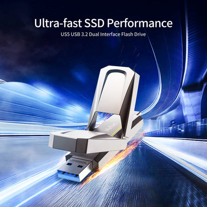 Netac US5 Tragbare Externe Solid State Drive mit USB-C & USB 3.2 - 1TB