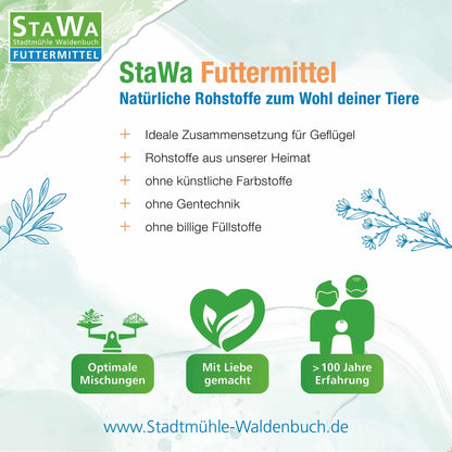 STAWA Legemehl Elite Hühnerfutter, natürlicher Milbenkomplex, 25 kg