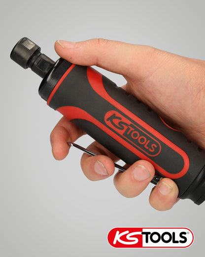 KS Tools Druckluft Stab-/Geradschleifer 515.5410 6mm Spannzange