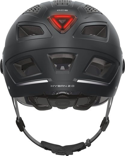 ABUS Hyban 2.0 ACE Fahrradhelm - Schwarz Matt XL