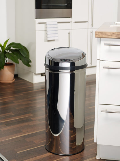 Echtwerk Edelstahl Sensor-Abfalleimer 42L - Touchless Infrarot
