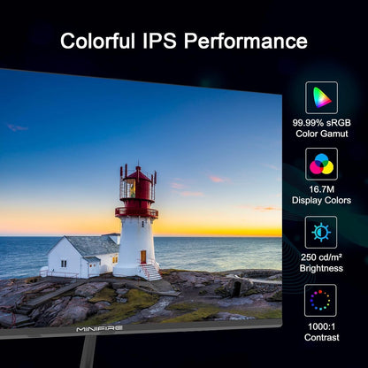 Minifire MF24X3AL PC Monitor 24 Zoll Full HD 100Hz