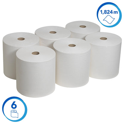 Scott Papierhandtuch Rollen 6667 - 1-lagig, 6x304m