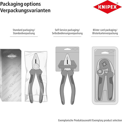 KNIPEX Elektro-Installationszange 13 86 200 SB, VDE-geprüft, 200 mm