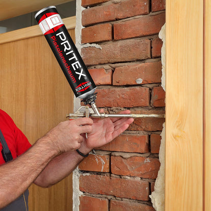 PRITEX PU-Montageschaum Set – 6x 750ml inkl. Zubehör