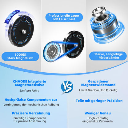 CHAOKE Profi Heimtrainer Fahrrad – App, Leise & Magnetwiderstand