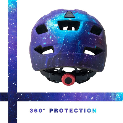 SIFVO Kinderfahrradhelm mit abnehmbarem Visier 50-57 cm