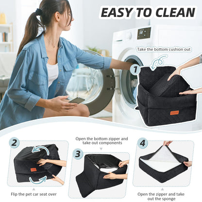 Hunde Autositz Sitzerhöhung - Klein/Mittel, Waschbar