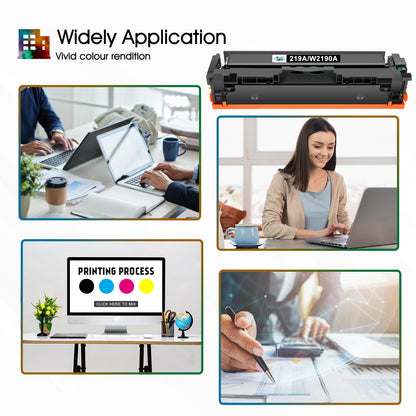Cool Toner 219A 219X Tonerkartusche kompatibel für HP, 4er-Pack