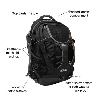 Kurgo G-Train Hunderucksack für Hunde bis 11 kg - Schwarz