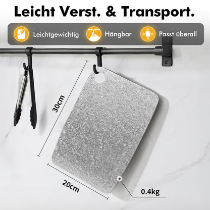 FINEYORKER Titan Schneidebrett 20 x 30 cm, doppelseitig, BPA-frei
