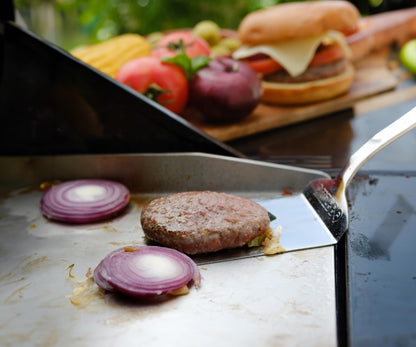 AMZBBQ Premium Plancha Set – Edelstahl 40x30cm, 5mm