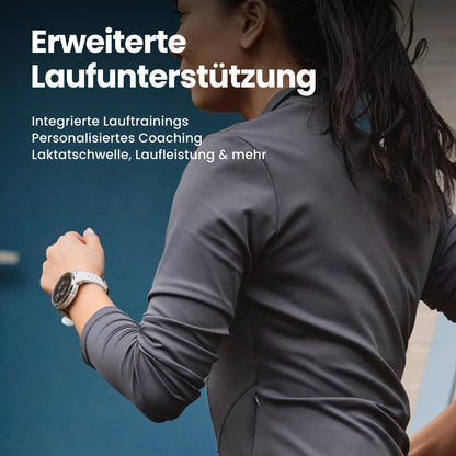 Amazfit Active 3 Premium 45mm GPS Lauf-Smartwatch mit AMOLED-Display